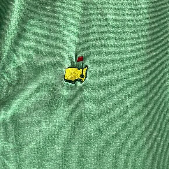 Masters Golf Clubhouse Collection Pull Over Polo Green Medium Logo - Picture 2 of 6